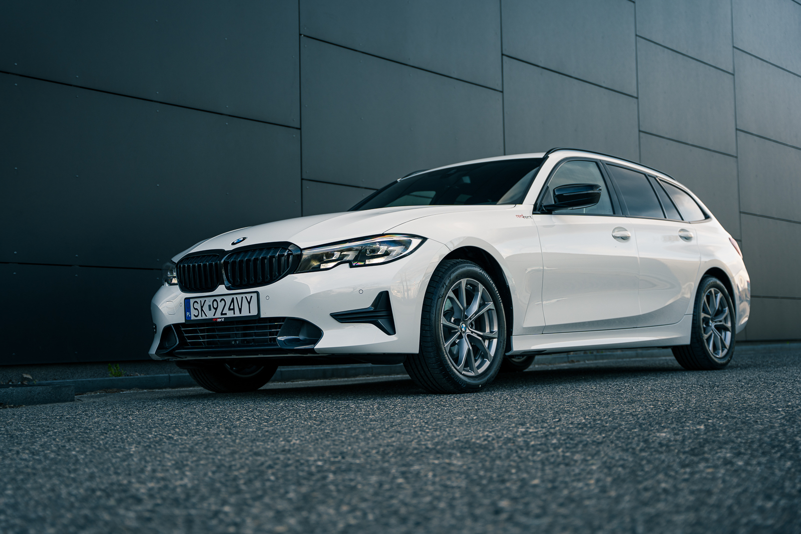 bmw serii 3, biale